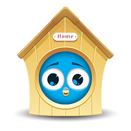 Home Sweet Birdhouse Emoticon