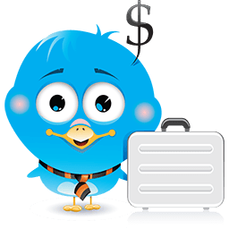 Birdie Business Emoticon