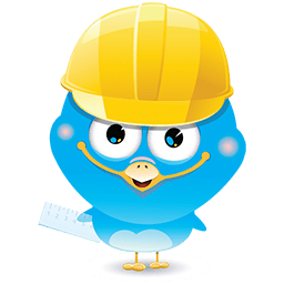 Construction Bird Emoticon