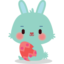 Bunny's Egg Emoticon
