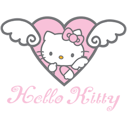 Angel Kitty Heart Emoticon