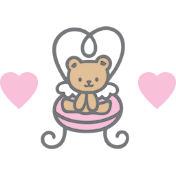 Cute Chair Bear Emoticon