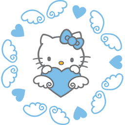 Kitty Angel Wings Emoticon