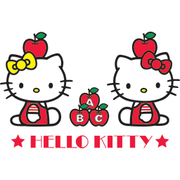 Hello Kitty Apples Emoticon