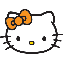 Hello Kitty Head Emoticon