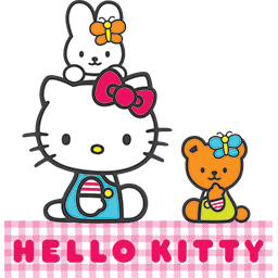 Kitty Friends Picnic Emoticon