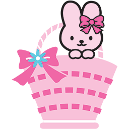 Bunny Basket Emoticon