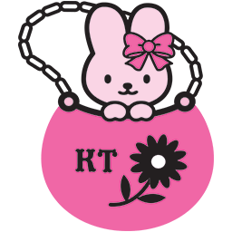 Bunny Pink Purse Emoticon