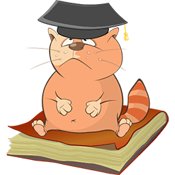 Kitty Grad Emoticon