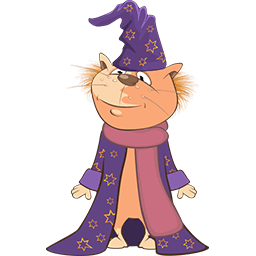 Kitty Wizard Emoticon