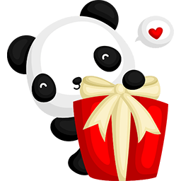 Lovely Present Emoticon