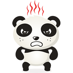 Angry Panda Emoticon
