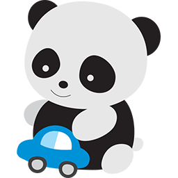 Panda Baby Playtime Emoticon