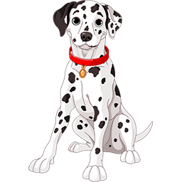 Dalmatian Puppy Emoticon