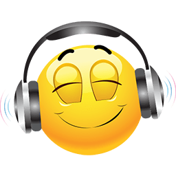 Listening To Music Emoticon