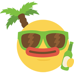 Party On The Beach Emoticon