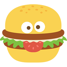 Burger Face Emoticon