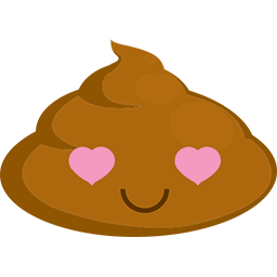 Poop In Love Emoticon