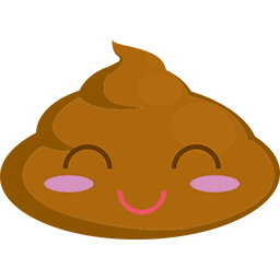 Poop Happy Emoticon