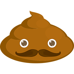 Poop Movember Emoticon