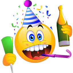 Party Time Emoticons for Facebook, Email & SMS | ID#: 104 | Funny Emoticons