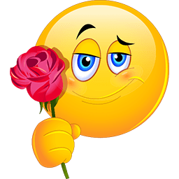 Here's A Rose Emoticon