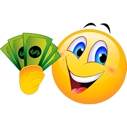 Here's The Money Emoticon