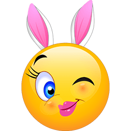 Bunny Wink Emoticon