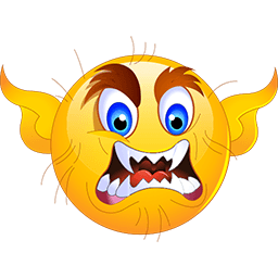 Angry Devil Emoticon