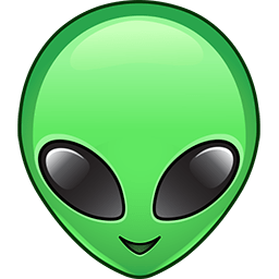 Green Alien Emoticon