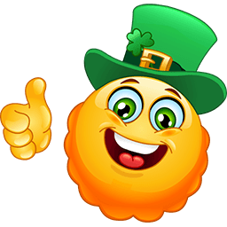 St Patrick's Day Emoticon