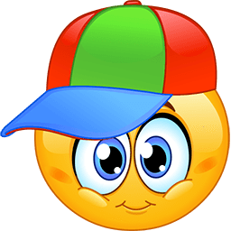 Coloured Cap Emoticon