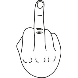 Middle Finger 6 Emoticon