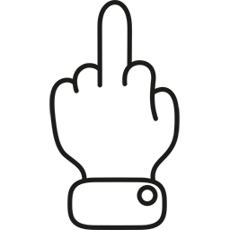 Middle Finger 7 Emoticon