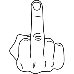 Middle Finger 11 Emoticon