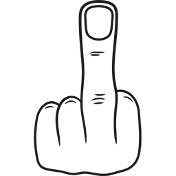 Middle Finger 12 Emoticon