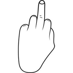 Middle Finger 15 Emoticon