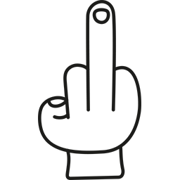 Middle Finger 17 Emoticon