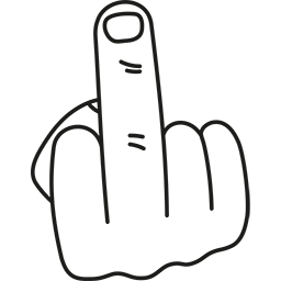 Middle Finger 18 Emoticon