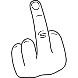 Middle Finger 21 Emoticon